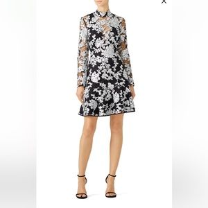 Adelyn Rae black illusion dress xs